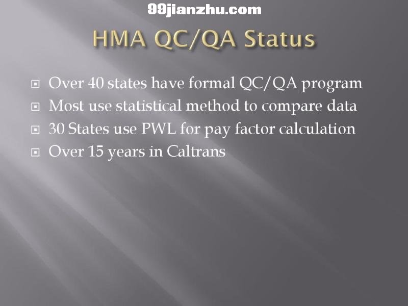 QCQA in HMA contruction