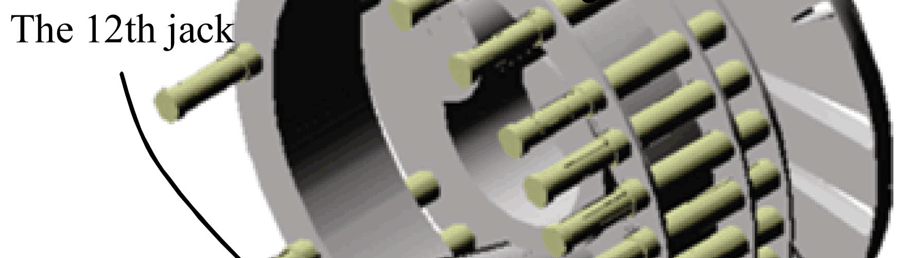 Thrust distribution characteristics of thrust systems of shield machines based