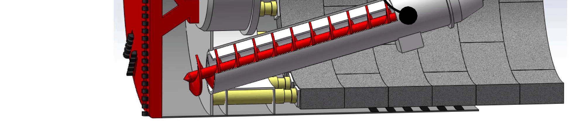 Thrust distribution characteristics of thrust systems of shield machines based