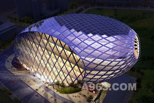 未来的城市地标 新型蛋形建筑