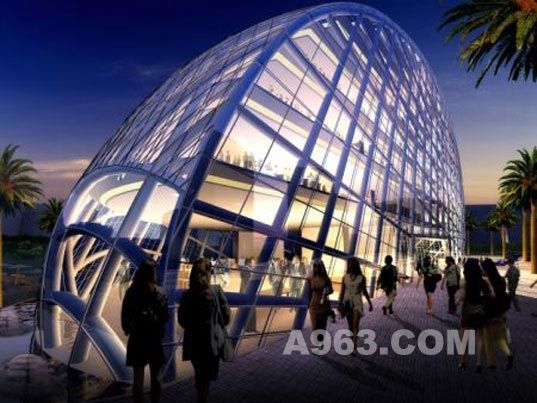 未来的城市地标 新型蛋形建筑