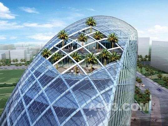 未来的城市地标 新型蛋形建筑