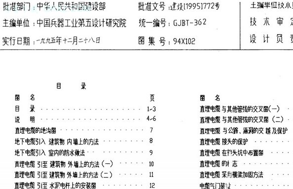 94X104 地下通讯电缆敷设